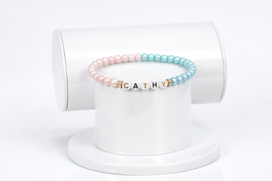 Customised Name Beaded Bracelet
